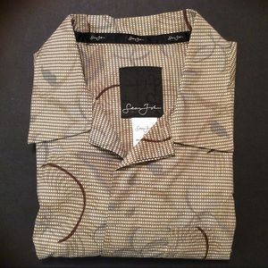 Sean John multicolor geometric short sleeve shirt